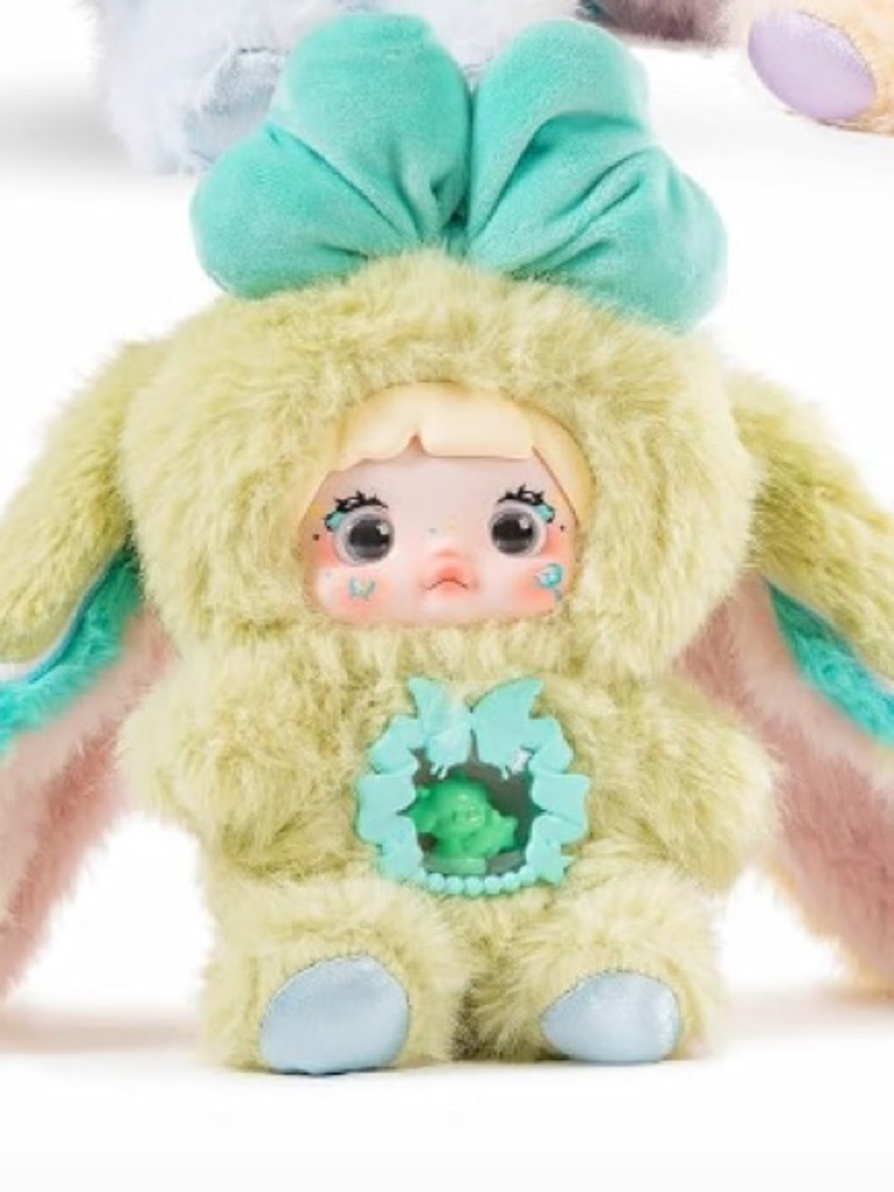 ✨NWOT✨ Nommi Plush Fantasy World Series Figure with Keychain in Pastel Green
